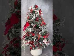 Let’s decorate a tabletop Christmas Tree! #christmasdecorations #christmastree