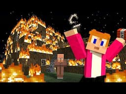 Burning down the Neighborhood! Vanilla Minecraft with @Rapskilian  #3