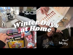 FEW DAYS in my LIFE *WINTER EDITION* CHROME nails with Mikah, Dollar Tree Shopping, and PM routine