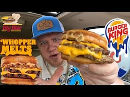 BURGER KING ⭐Whopper Melts⭐ Food Review!!!