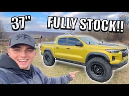 STOCK Colorado ZR2 FITS 37's!! *NO LIFT KIT OR CUTTING*