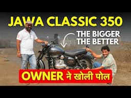 Jawa Classic 350 Ownership Review - Mileage, Engine, Ground Clearance, Top Speed & More!