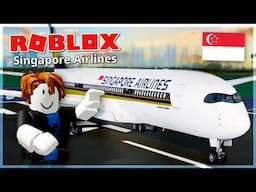 i tried flying Singapore Airlines in Roblox!