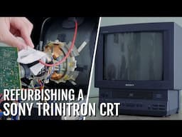 I Refurb a Sony Trinitron VHS Combo! | And then Play Retro Games on it! | Sony Trinitron KV-14V5D