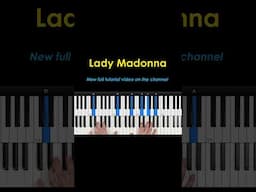 Lady Madonna piano arrangement