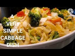 A VERY SIMPLE  HEALTHY  CABBAGE DISH ( NO MEAT ) / PRINCESS MAE'S KITCHEN 🍴🔪