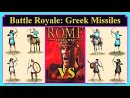 AI Greek Missiles Only | Battle Royale | Rome Total War