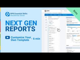 (Beta) Next Gen Reports: Customize Your Own Templates