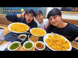 Golgappa eating challenge with friends 😂