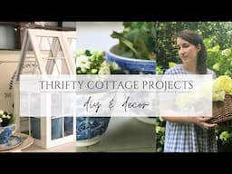 3 Cottage Projects: Budget Friendly Cottage Style DIY and Decor