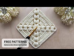 Crochet a SUPER EASY & UNUSUAL Granny Square for Beginners