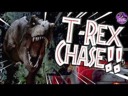 T-REX CHASE! | Jurassic Park Scene | PowerWheels | Mattel