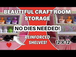 😍EASY CRAFT ROOM STORAGE! NO DIES NEEDED😯🤩