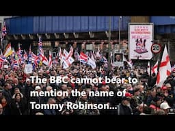 The BBC hide any sign of popular support for Tommy Robinson, as part of their pro-government agenda