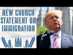 NEW Official Church Statement on Immigration - It's Like the "Mormon" Moment Again!