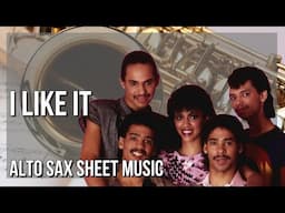 Alto Sax Sheet Music: How to play I Like It (Jeanette Harris Sax Cover) by El DeBarge