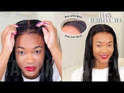 NEW *M CAP* PRE-CUT PRE-BLEACHED WIG | TINY KNOTS, C SHAPE EAR TAB | INSTALL AND REVIEW | ISEE HAIR