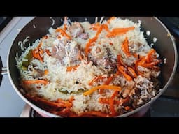 Afghani Mutton Pulao || Simple N Delicious 😋