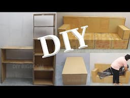 Diy Study Table and Sofa Set from Cardboard - Furniture From Cardboard