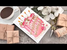 A FANCY and SWEET Birthday Card | Spellbinders Bougie Birthday | Cardmaking & Diecutting