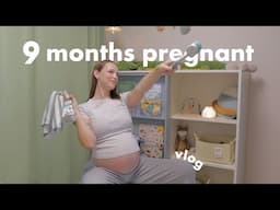 I'm 9 months pregnant! 🙊 exciting baby news & satisfying apartment cleaning