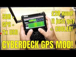 clockwork uConsole cyberdeck - Internal GPS and USB hub hack