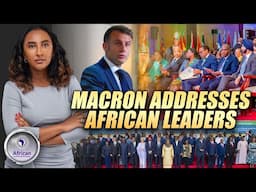 President Macron Tells Unfunny Joke Addressing African Leaders