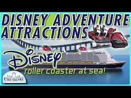 Disney's FIRST Roller Coaster on a Ship and More! 🎢 🚢 Disney Adventure Preview ~ Disney Cruise Line