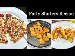 Easy & Tasty Party Starters Recipe | evening snacks recipe | starters recipe | bbq pineapple skewers