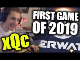 xQc IS BACK, FIRST GAME OF 2019 (First placement game)