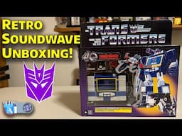 Retro 40th Anniversary Transformers G1 Soundwave Unboxing