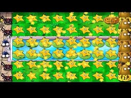 50 Star Fruits Vs Survival Endless Zombies (Plants Vs Zombies Working 2023 Glitch)