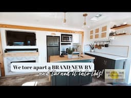 HAVE YOU SEEN THIS FULL TOUR?! RV Renovation Forest River Flagstaff Classic