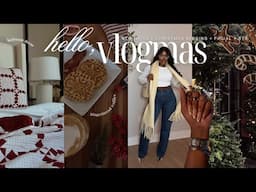 VLOGMAS 02: I KNEW BETTER… + CHRISTMAS BEDDING DECOR + BTS OF INTRO + NEW NAILS | IDESIGN8