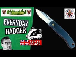 🇬🇧 🇩🇪 The BADGER 🦡 - An Essential 'All-Round' EDC...  UNBOXING | Review | UK Legal | Micarta | Birch