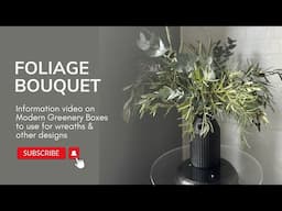 How to Make a Hand-Tied Greenery Bouquet | Modern Greenery Box Tutorial