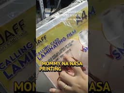 Paano gamitin ang calling card laminating film / how to laminate callingcard #printingbusiness