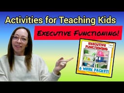 Executive Functioning Counseling Activities for Elementary School Students