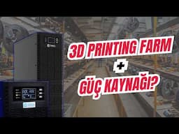 3D Yazıcıda UPS Kullanarak Zaman ve Paradan Tasarruf Edin!