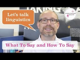 What to say and How to say it