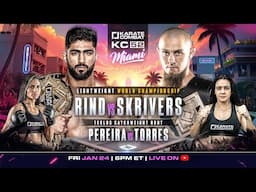 KARATE COMBAT 52 | LIVE | Pereira v Torres | Rind v Skrivers