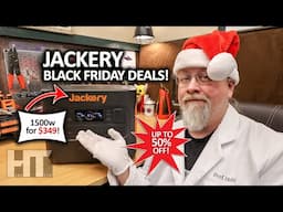 JACKERY Black Friday Solar Generator Power Station Sales!