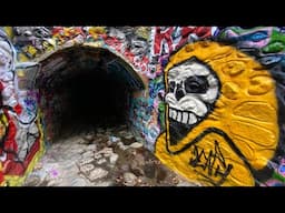 Exploring the Haunted Drainage Tunnel Under Mount Baldy Road