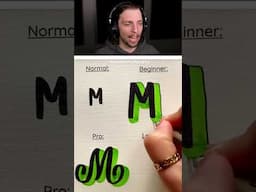 How to Write Letter M