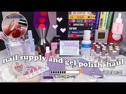 AMAZON NAIL SUPPLY + DND GEL POLISH HAUL WITH SWATCHES | The Beauty Vault