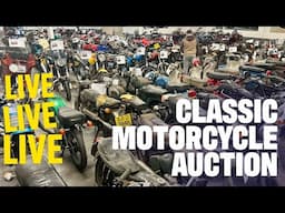 LIVE CLASSIC MOTORBIKE AUCTION! Anglia Car Auctions January 2025 sale