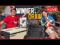 Drawing the winners of our 2024 Christmas Giveaway LIVE! 😁🎁