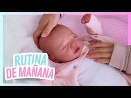 🌤️RUTINA de MAÑANA con BEBÉ REBORN Skya (Para María José)