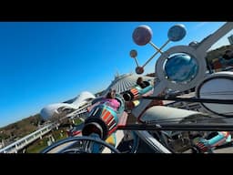 Astro Orbiter Ride in Tomorrowland | January 2025 4K