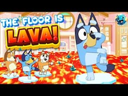 Best Bluey Floor Is Lava 🌋🌋 | Bluey Just Dance | Brain Breaks for Kids | Danny Go Noodle